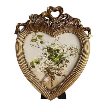 Imagem de Bothyi Suporte de mesa para porta-retratos estilo vintage, leve, estilo retrô, decoração de casa, para estante de livros, casamento