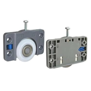 Imagem de Roldana para Porta de Correr 40mm – Sustentação na Base com Molas Antiderrilamento e Regulagem de Altura | Rolamento Blindado