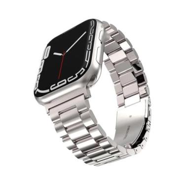 Imagem de Pulseira De Aço Inoxidável De 46mm 49mm Para Apple Watch Ultra, Bracel