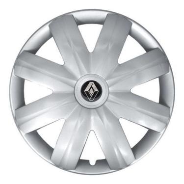 Imagem de Calota Aro 14 Renault Symbol 2009 2010 A 2013 Prata 065Ar A