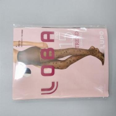 Imagem de Meia calça LUPO loba corações P preta