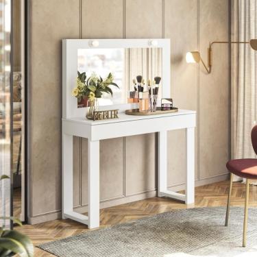 Imagem de Gabinete Toucador Camarim Diva Pop Branco Fosco