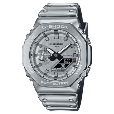 Imagem de Casio Relógio analógico masculino G-Shock G-Steel digital de quartzo