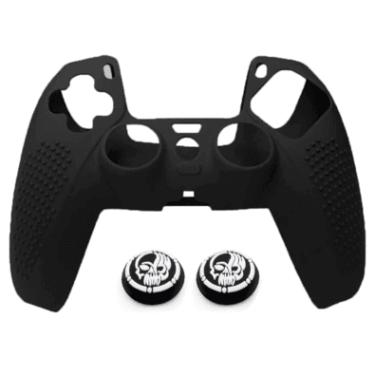 Imagem de Capa De Controle Gamepad Radalishop, Silicone, Para Ps5, Grip, Preto