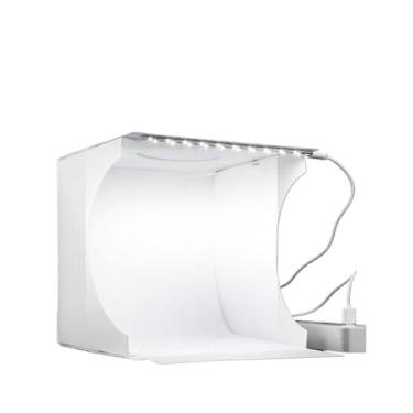 Imagem de Mini Estudio Fotográfico Portátil - Luz Led Integrada E Porta Usb, Perfeito Para Fotos De Pequenos Produtos E Estudio Em Casa