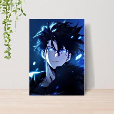 Imagem de Quadro Solo Leveling Anime A4  Placa MDF 16 - Lomi Art