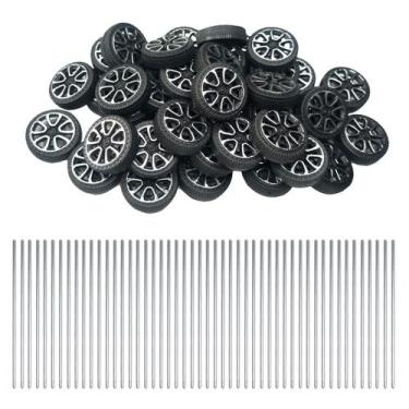 Imagem de Rodas de brinquedo e eixo STEM para carro RC DIY Toy EUDAX (100 unidad