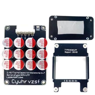 Imagem de 4S 5A Active Equalizer 3S 1.8V Lifepo4 Lipo Lto Bateria de Lítio Ativa, Balanceador de Grupo Inteiro, Capacitor de Equalização de Transferência de Energia + Capa Protetora de Liga de Alumínio