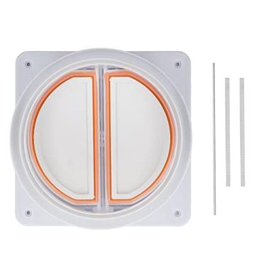 Imagem de Válvula de retenção para exaustores de cozinha, abs universal, anti-odor, válvula unidirecional sem retorno para banheiro e cozinha, de saí de ar fresco