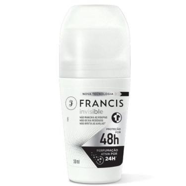 Imagem de Desodorante Roll On Francis Invisible 50ml