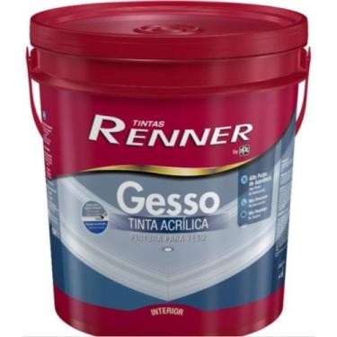 Imagem de Tinta gesso renner fosco branco 18l