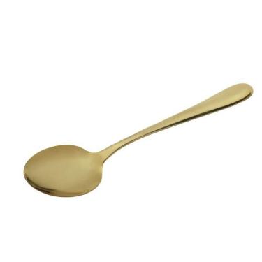 Imagem de Jogo De 6 Colheres De Mesa Dourada Valentina Mimo