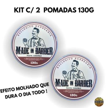 Imagem de Kit C/ 2 Cera Capilar Caramelo Efeito Brilho Fixação Forte Mib - 70g/1