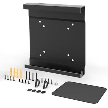 Imagem de Suporte para mini PC para Dell OptiPlex MFF e Pro Micro PC VESA Suporte de parede e embaixo da mesa para Dell OptiPlex Micro Pc Suporte de montagem para Dell QCM1250 7050 7080 5070 7020 3000 7060 e