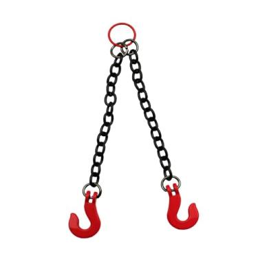 Imagem de oshhni Corrente de elevação para carro RC, acessórios para carro RC, decoração, peças de reposição robustas, corrente decorativa de simulação, 2 Gancho