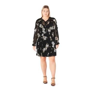Imagem de City Chic Vestido feminino - estampa Nina, Floral, 25 Plus Size