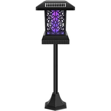 Imagem de Lâmpada Solar Do Assassino Do Mosquito, Anti Lâmpada Elétrica Recarregável Do Assassino Do Mosquito De Moskito Com Painel Solar Exterior E Lâmpada Usada Interna Do Usb, 4