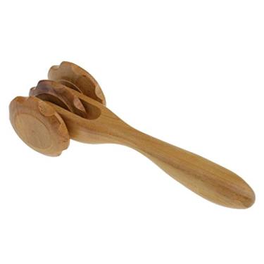 Imagem de barenx Palito de rolo Pro Wood Leg Arm Back Muscle Stress Relief Soothes Massager Spa