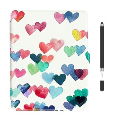 Imagem de Akacy Capa com padrão pintado para Amazon Kindle geração 8ª (versão 2016), modelos SY69JL. fina e leve, à prova d'água (15)