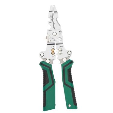 Imagem de KiBcsLic Alicate decapador de fios portátil, dobrável e ergonômico com medidor de eletricidade para instalações hidráulicas e caixas elétricas.