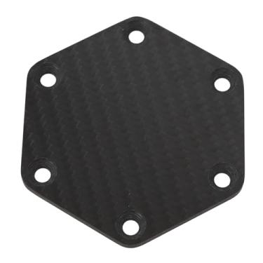 Imagem de RiToEasysports Tampa de Buzina do Volante Com 6 Furos, Fibra de Carbono, Substituição Tampa Central do Volante para VERTEX Nardi 6 Parafusos, Atualização Durável e Elegante