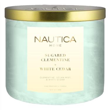 Imagem de Vela de cera de mistura de soja Clementine Sugared, 411 g, por Nautica