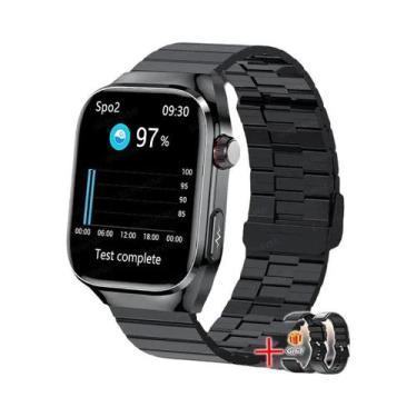 Imagem de Relógio Inteligente Masculino Para Saúde Com ECG, Pressão Arterial, Li