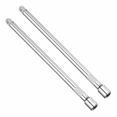 Imagem de HARFINGTON 2 peças de barra de extensão de soquete, chave catraca de 3/20.3 cm, barras de extensão de 25 cm de comprimento, ferramenta adaptadora para soquetes de porca de eixo de acionamento quadrado
