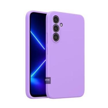 Imagem de Capa Capinha Case Compatível Samsung_ Galaxy A05S Aveludada Anti Impacto Reforçada Silicone Emborrachado Com Proteção De Câmera Premium (LILÁS)