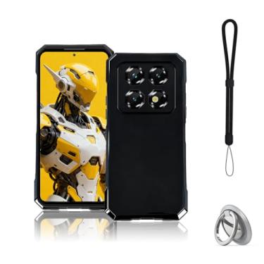 Imagem de NOUKAJU Capa para Oukitel WP60, capa protetora de TPU, antiqueda, absorção de choque, proteção abrangente, capa protetora para Oukitel WP60 (preto)