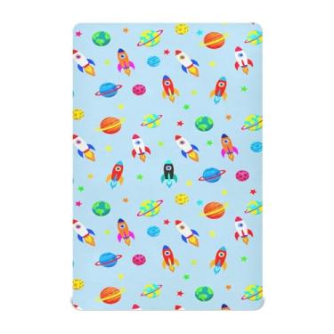 Imagem de CEBUGI Lençol de berço elástico para bebês meninos e meninas, minilençol com elástico para bebês meninos, meninas, pacote com minilençol de brinquedo para crianças, material neutro, ultra macio