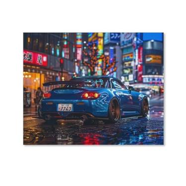 Imagem de HouLaiZhe Carro japonês modificado S2000 Tóquio Jdm pôsteres de carro tela estética decoração de sala de parede impressões de parede sala de galeria decoração de parede para quarto sala de estar