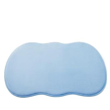 Imagem de Tapete de banho absorvente antiderrapante - Tapete macio para banheiro tapete de chuveiro (azul, 40 x 60 cm)