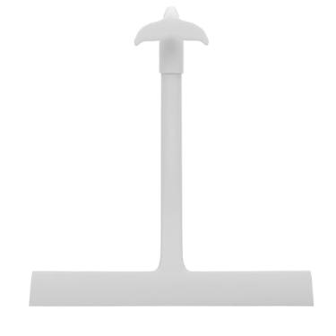 Imagem de Asixxsix Rodo de Chuveiro, Limpador de Janela de Silicone Com Gancho, Punho Ergonômico Em ângulo de 145°, Rodo Multifuncional para Vidro de Chuveiro, Portas de Vidro de Banheiro (Cinza)