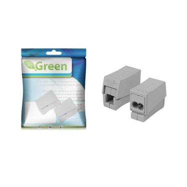 Imagem de Kit 2 Conectores Elétrico Bloco Terminal Rápido Cmk112