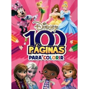 Imagem de 100 paginas para colorir - meninas - disney - BICHO ESPERTO EDITORA LT
