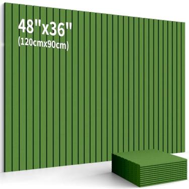 Imagem de Tábuas de cortiça para paredes 122 x 91 cm, placa de feltro alternativa, pacote com 12 quadros de avisos de azulejos de feltro para parede, quadro grande de cortiça para escritório, quadro de pinos