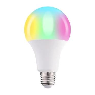 Imagem de Lâmpada LED RGB com Controle Remoto Bivolt – Cores Ajustáveis e Intensidade Regulável