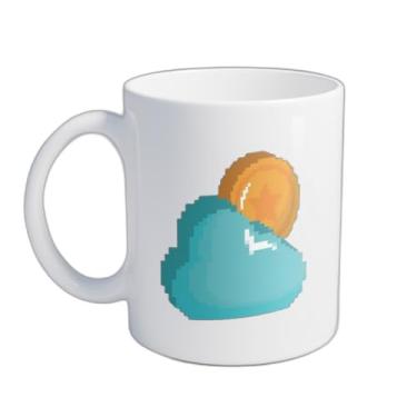 Imagem de Caneca Xícara de Café Porcelana 300ml Design Videogame