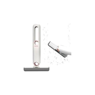 Imagem de Mini Mop Esfregão Portátil, Branco, Plástico e Esponja, Retrátil e Dobrável, 28,5cm, para Limpeza de Pias, Bancadas, Vidros, Espelhos