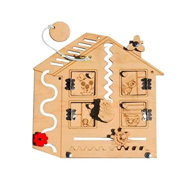 Imagem de JunZheHub Painel Sensorial Faça Você Mesmo, Brinquedo Sensorial, Placa de Atividades para Desenvolvimento Da Coordenação, Ideal para Presentes de Natal, Casa