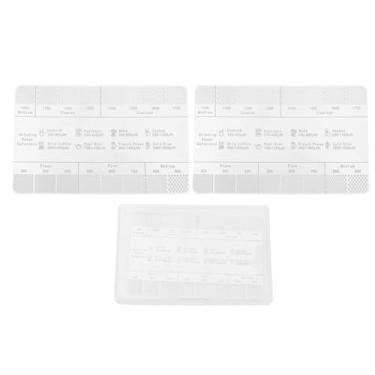 Imagem de Coffee Ground Medição Régua A aço inoxidável Tamanho da moagem de café Ferramenta de referência com 16 tipos de medição para o escritório da cozinha de café em casa