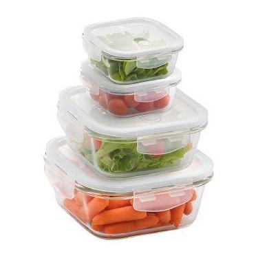 Imagem de Conjunto De Potes Hermeticos De Vidro Electrolux 4 Pcs - 41050546 - EL