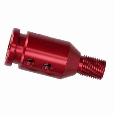 Imagem de Generic Adaptador de Carro, Botão de Mudança de Alumínio Resistente Ao Desgaste, Adaptador de Botão de Mudança de Carro Com Chave de Parafuso, Acessório de Borracha para (#02)