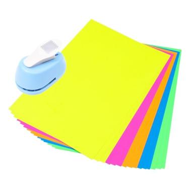 Imagem de Colaxi Conjunto de furador de selos postais, ferramenta de corte de formatos, furador de papel compacto e multifuncional, suprimentos para artesanato,