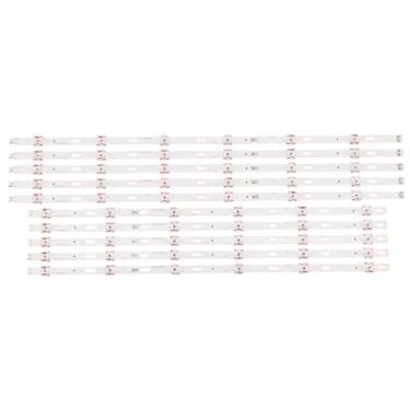 Imagem de KGRHJSA 10 peças de retroiluminação LED compatível com Samsung UN65TU8200 UE65TU7105K JL. D650C1330-408AR-M_V02 BN96-50313A 50314A SVC650AG6-L R
