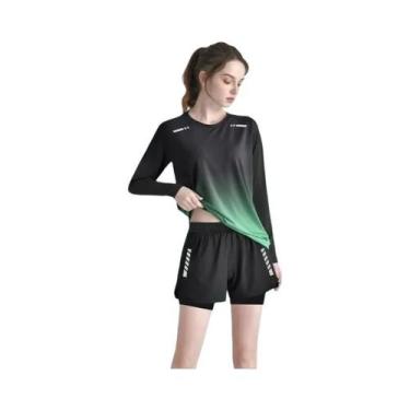 Imagem de Conjunto Casual De Roupas Esportivas Leves E Respiráveis Para Mulheres