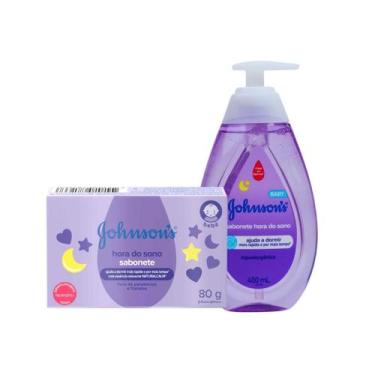 Imagem de Kit Sabonete 400ml Hora do Sono Liquido e Barra Johnson's, 1 unidade