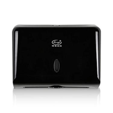 Imagem de Dispenser de Papel Toalha para Parede sem Furar com Janela Visível Botão Interruptor Econômico Espaço Grande Capacidade Cozinha Banheiro Escritório Ca