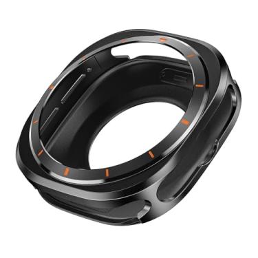 Imagem de VELORE Capa protetora de metal para Samsung Galaxy Watch Ultra 47 mm capa de liga de alumínio para SAMSUNG ULTRA 7 protetor de tela acessórios, Watch 7 Ultra, Ágata